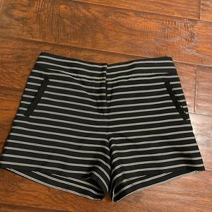 Loft striped shorts